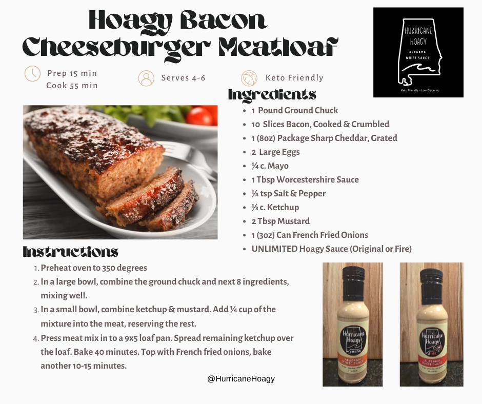 RECIPE - Bacon Cheeseburger Meatloaf