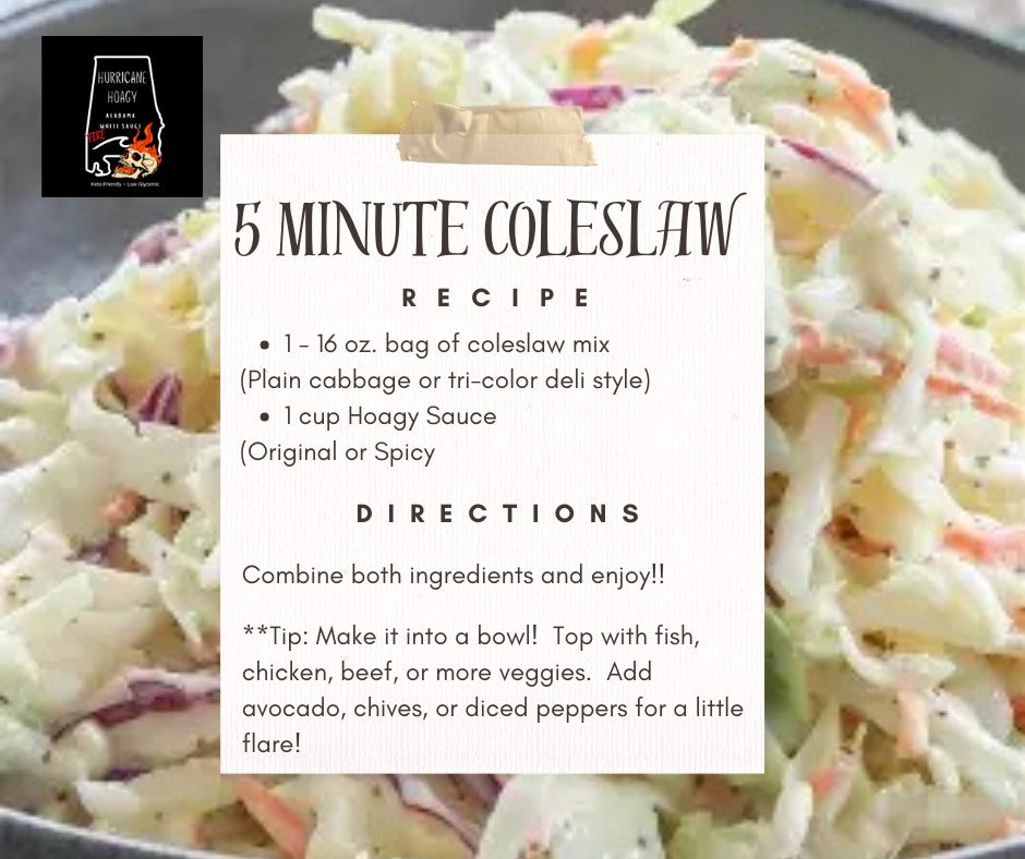 RECIPE - 5 Minute Coleslaw