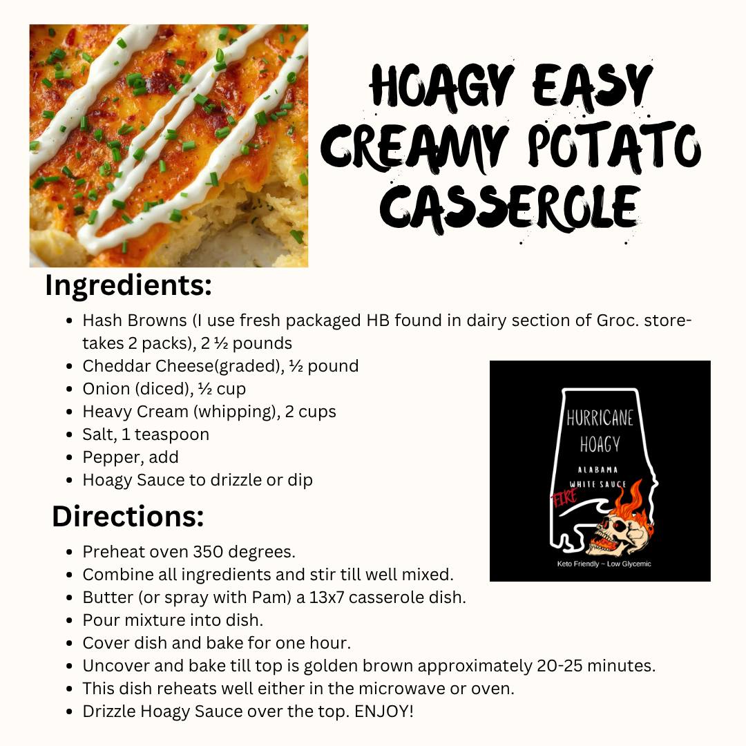 RECIPE - Hoagy Easy Creamy Potato Casserole