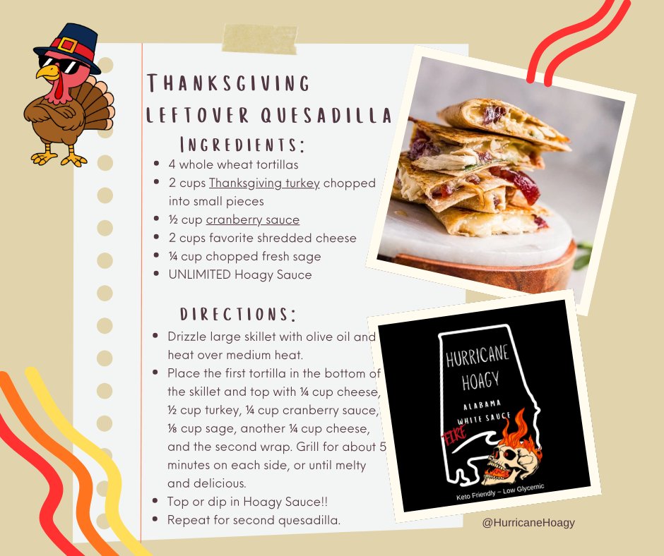 RECIPE - Turkey Quesadilla