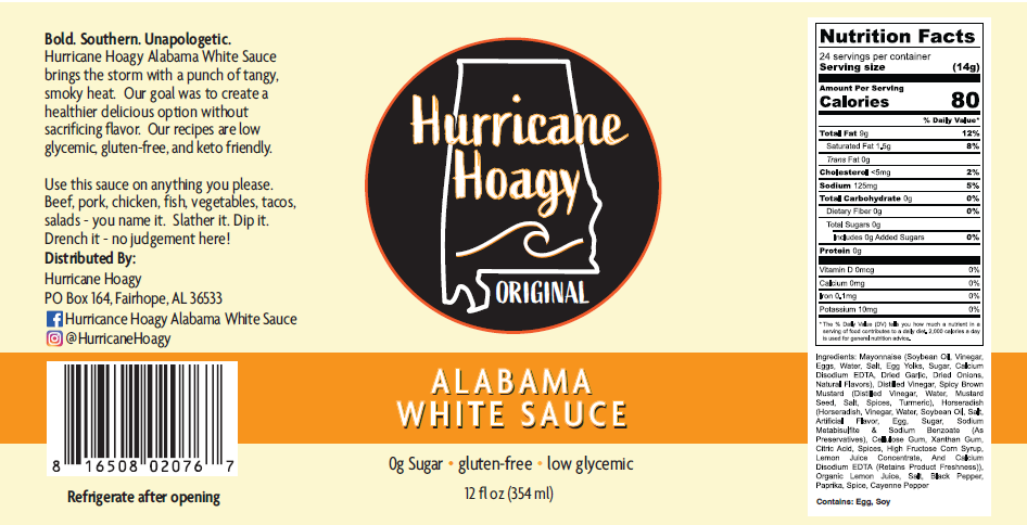 Hurricane Hoagy Alabama White Sauce - Original 12 oz.